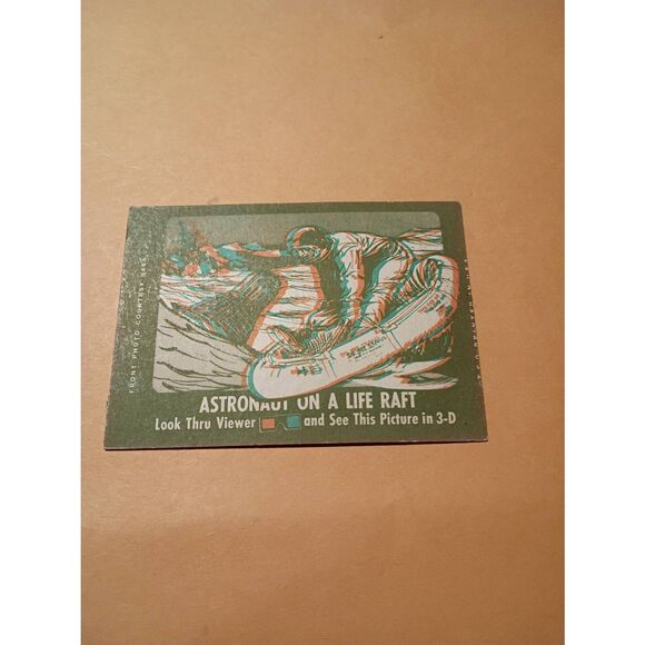 Vintage 1963 Topps NASA Astronaut Trading Card #47 Glenn Meets President JFK - Picture 2 of 2